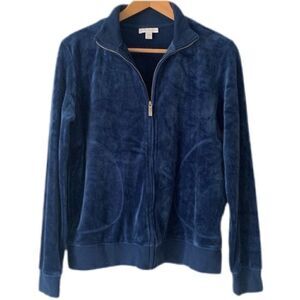 Charter Club Velour Track Jacket